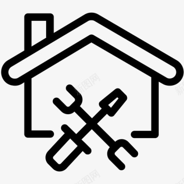 房屋装修房屋房屋维修图标图标