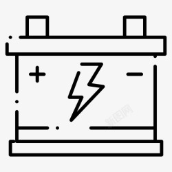 电源系列彩盒模拟机电池汽车图标高清图片