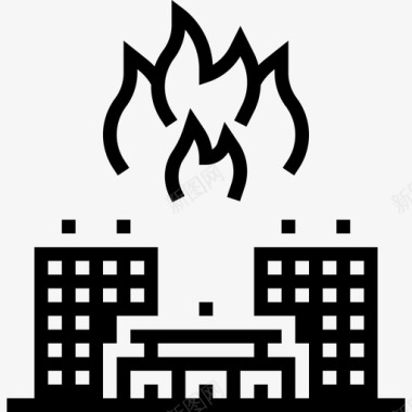 燃烧的房子核元素2雕文图标图标