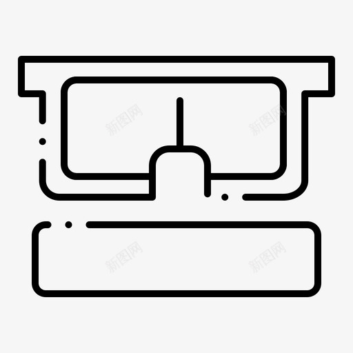 虚拟眼睛眼镜图标svg_新图网 https://ixintu.com 医疗 眼睛 眼镜 网络界面2月收集v4 虚拟 虚拟现实护目镜