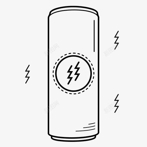 能量饮料罐饮料强力饮料图标svg_新图网 https://ixintu.com 强力饮料 能量饮料罐 饮料