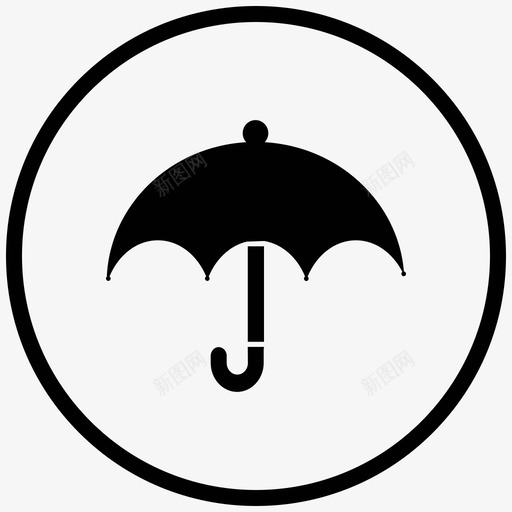 雨伞保险防护图标svg_新图网 https://ixintu.com 保险 保险箱 商业和商务套装9si 防护 防雨 雨伞