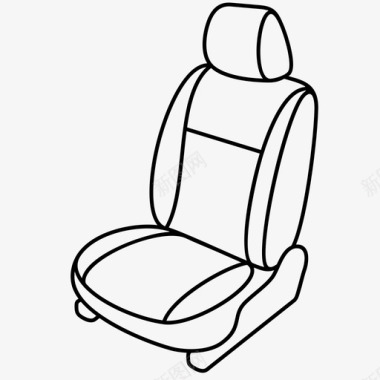 汽车座椅汽车椅子图标图标