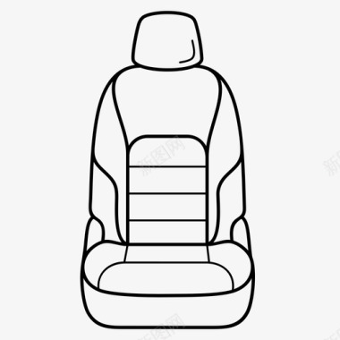驾驶员座椅汽车座椅座椅图标图标