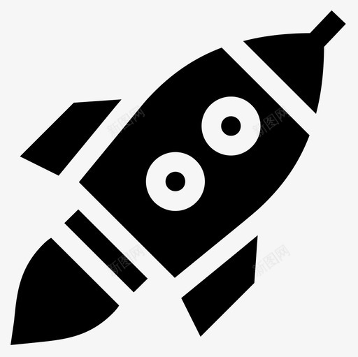 火箭运输6装满图标svg_新图网 https://ixintu.com 火箭 装满 运输6