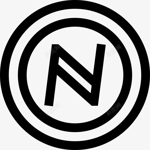 Namecoin货币3直系图标svg_新图网 https://ixintu.com Namecoin 直系 货币