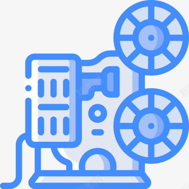 投影仪娱乐32蓝色图标图标