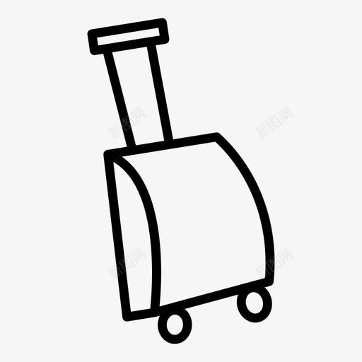 袋子垃圾行李图标svg_新图网 https://ixintu.com 垃圾 行李 袋子