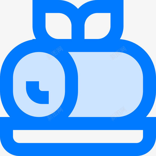 毛巾水疗和瑜伽4蓝色图标svg_新图网 https://ixintu.com 毛巾 水疗和瑜伽4 蓝色