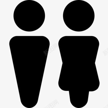 厕所浴室厕所标志图标图标