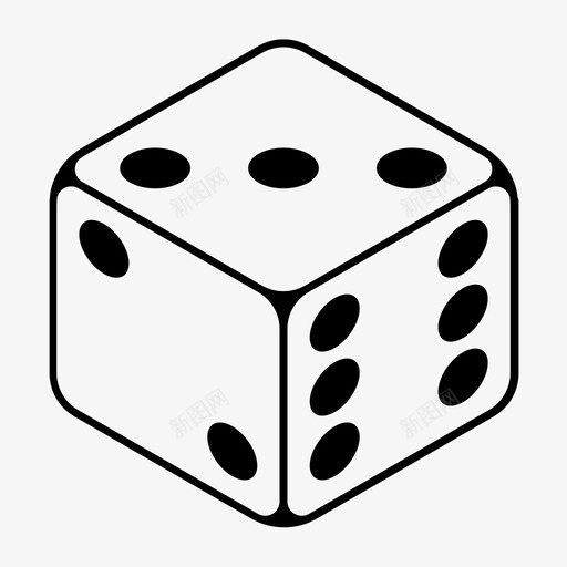 说3骰子3赌场图标svg_新图网 https://ixintu.com 拉斯维加斯 说3 赌博 赌场 骰子 骰子3