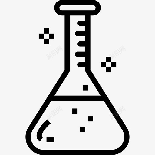 烧杯药物4线性图标svg_新图网 https://ixintu.com 烧杯 线性 药物4