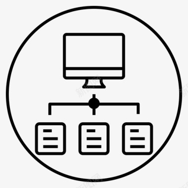 组织计算机文件图标图标