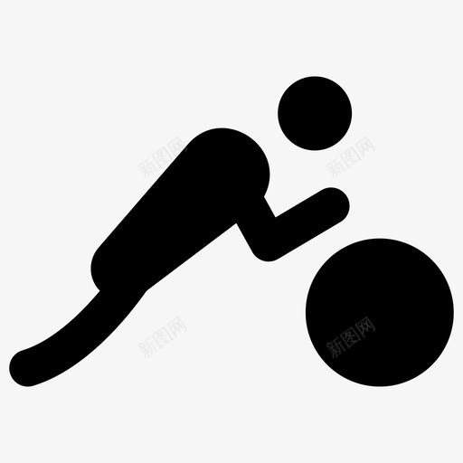 足球运动员运动健身图标svg_新图网 https://ixintu.com 健身 健身房 向量 形图 比赛 象形 足球 运动 运动员