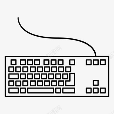 键盘电脑配件电脑五金图标图标
