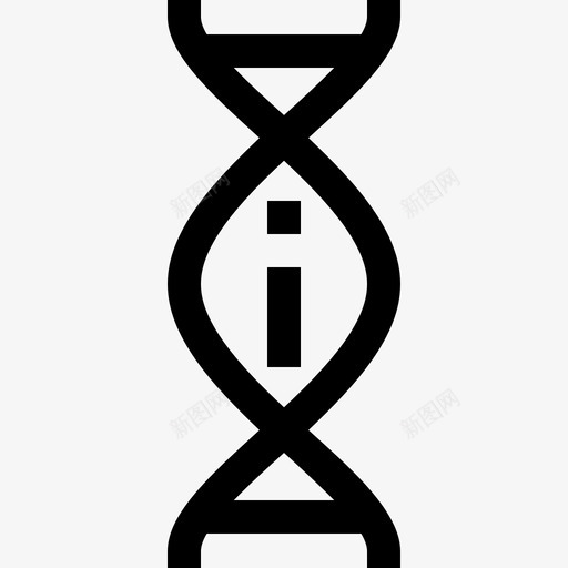 Adn生物工程3线性图标svg_新图网 https://ixintu.com Adn 生物工程 线性