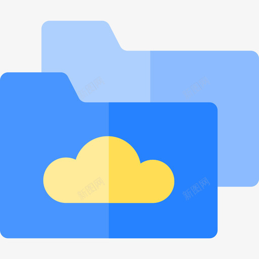 文件夹大数据20扁平图标svg_新图网 https://ixintu.com 大数据20 扁平 文件夹