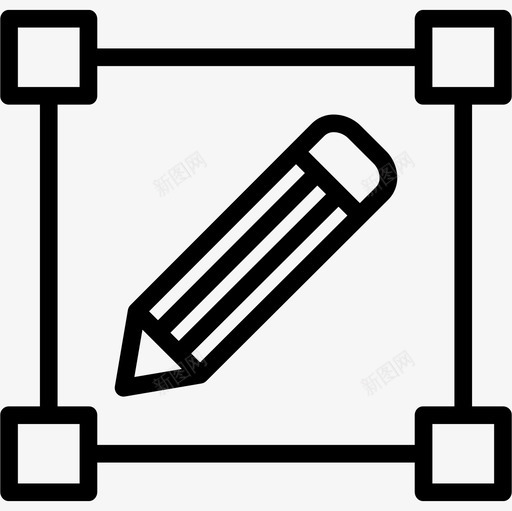 铅笔网页104直线图标svg_新图网 https://ixintu.com 直线 网页设计104 铅笔