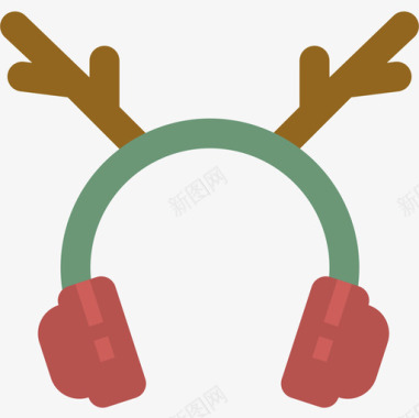 耳罩圣诞194平装图标图标