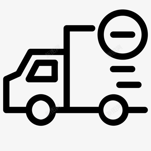 送货服务授权快递图标svg_新图网 https://ixintu.com 卡车 商业 快递 授权 物流 送货服务