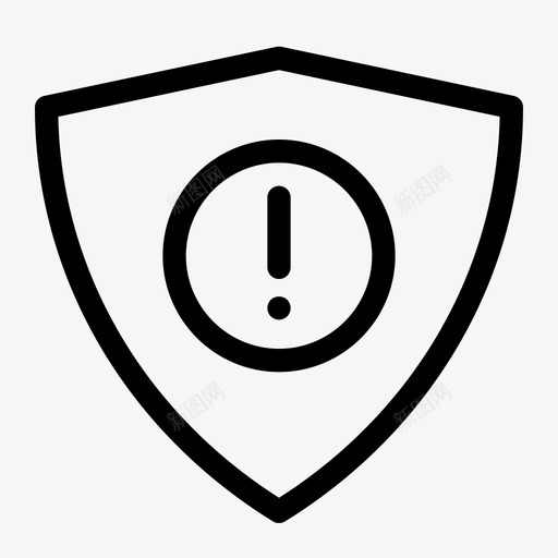 注意防护罩危险注意图标svg_新图网 https://ixintu.com 危险 安全 注意 防护 防护罩