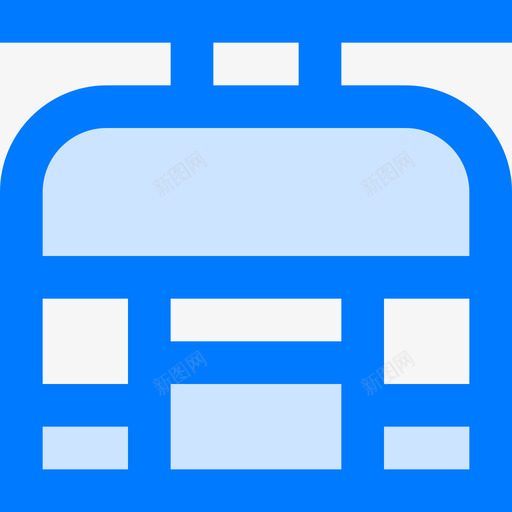 新加坡索道4号蓝色图标svg_新图网 https://ixintu.com 新加坡索道4号 蓝色
