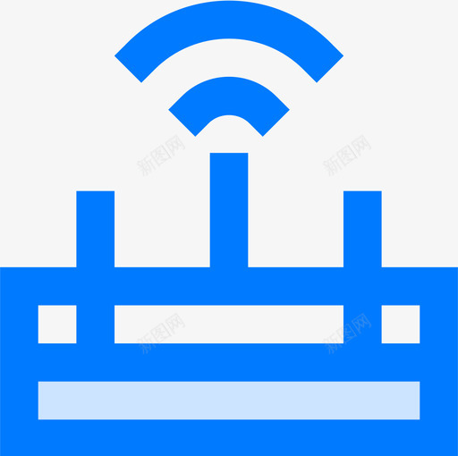 Wifi信号电信4蓝色图标svg_新图网 https://ixintu.com Wifi信号 电信4 蓝色