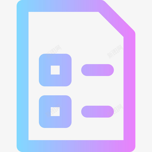 列表电子商务54渐变图标svg_新图网 https://ixintu.com 列表 渐变 电子商务