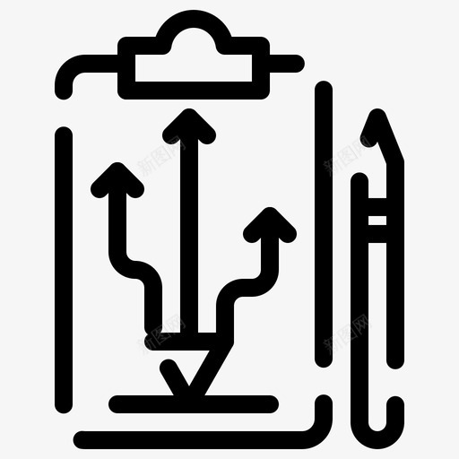 剪贴板笔记计划图标svg_新图网 https://ixintu.com 剪贴板 动机 商业 思考 战术 战略 技能 生产力 笔记 能用 计划