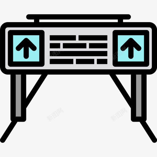 49号航站楼线性颜色图标svg_新图网 https://ixintu.com 49号 线性 航站楼 颜色