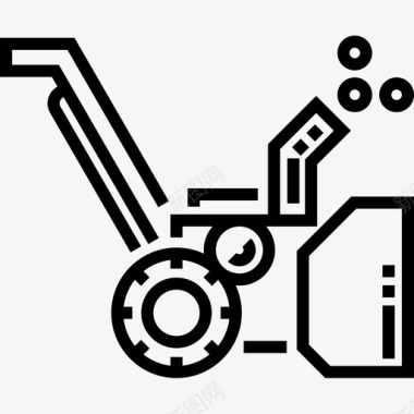 花园工具冬季51线性图标图标