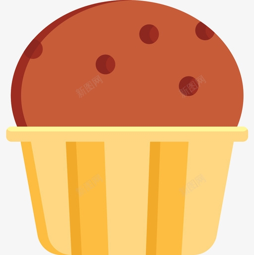 纸杯蛋糕甜品和糖果店12号扁平图标svg_新图网 https://ixintu.com 12号 扁平 甜品 糖果店 纸杯 蛋糕