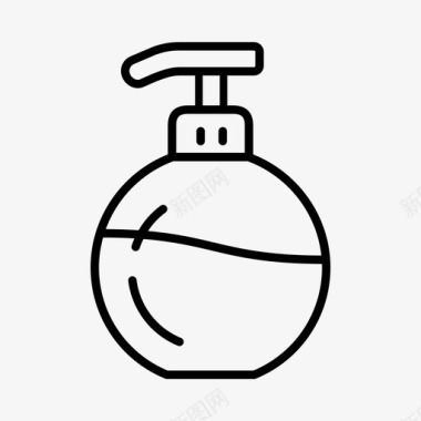 泵瓶美容化妆品图标图标