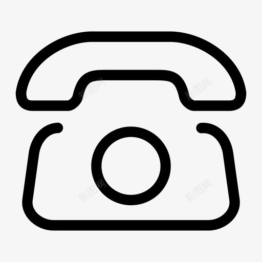 电话旧的复古的图标svg_新图网 https://ixintu.com 其他 复古 戒指 旧的 电话