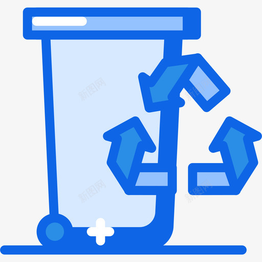 回收生态161蓝色图标svg_新图网 https://ixintu.com 回收 生态161 蓝色