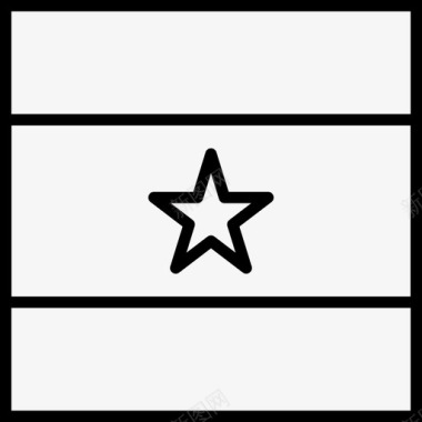 加纳国旗国家世界图标图标