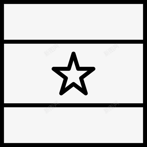 加纳国旗国家世界图标svg_新图网 https://ixintu.com 世界 加纳国旗 国家 简体方形世界国旗