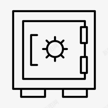 锁储物柜安全图标图标