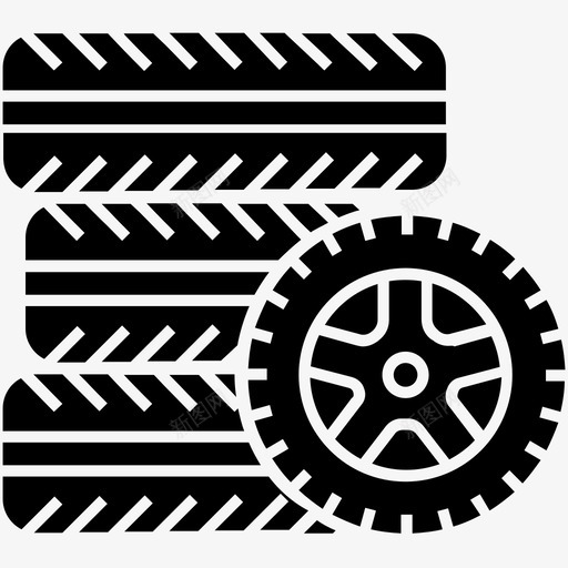 轮胎汽车轮胎汽车维修图标svg_新图网 https://ixintu.com 汽车维修 汽车轮胎 车轮 车辆 轮胎