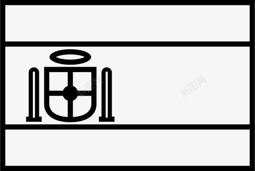 西班牙国旗尤指国家图标图标