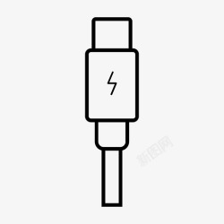 苹果6充电标志usb类型c苹果充电器图标高清图片