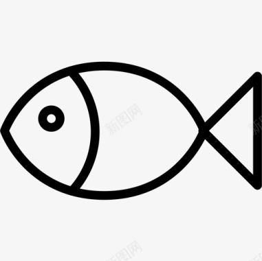 鱼海边直纹图标图标