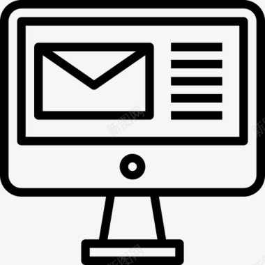 电子邮件商务基础4直邮图标图标