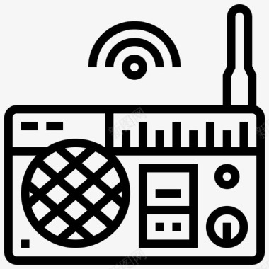 无线电广播设备图标图标