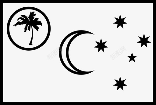 可可基林群岛国旗世界国旗简体轮廓图标svg_新图网 https://ixintu.com 世界 可可 国旗 基林 简体 群岛 轮廓