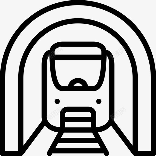 火车旅行142直线图标svg_新图网 https://ixintu.com 旅行 火车 直线