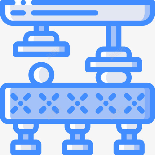 输送机工业39蓝色图标svg_新图网 https://ixintu.com 工业39 蓝色 输送机