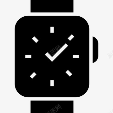 智能手表时钟设备图标图标