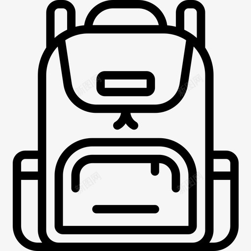 背包包线装图标svg_新图网 https://ixintu.com 包 线装 背包