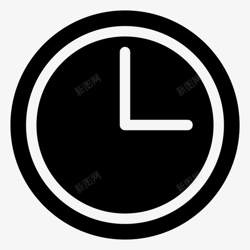 时钟小时秒表图标svg_新图网 https://ixintu.com 业务 小时 时钟 时间 秒表